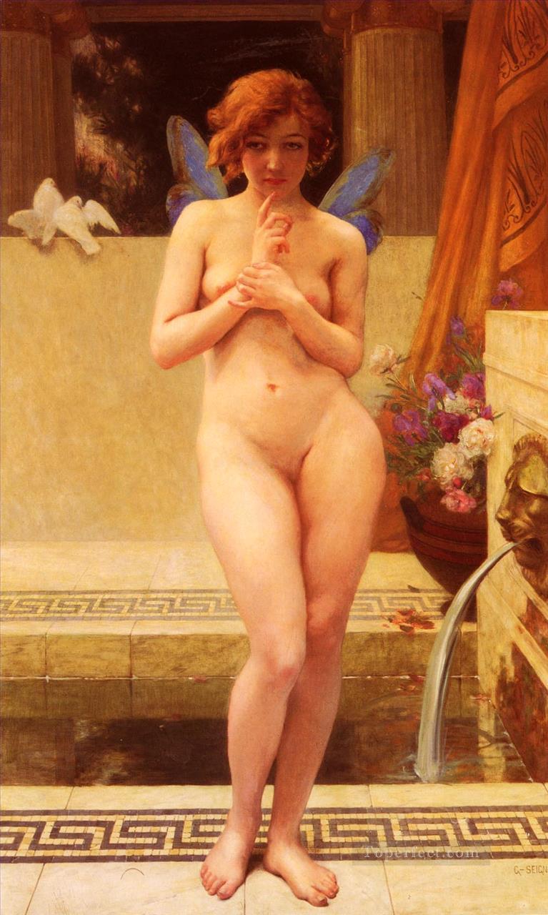 Nymphe A La Piece DEau italiano desnudo femenino Piero della Francesca Pintura al óleo